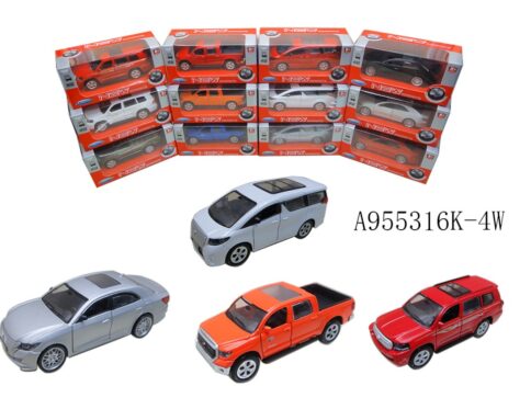 Metal Car W Light Toy