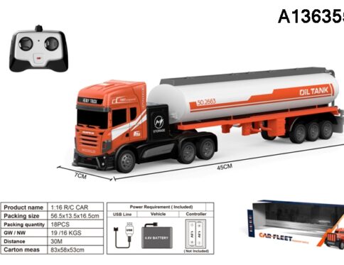 Rc Car Fleet Oil Tanker Set