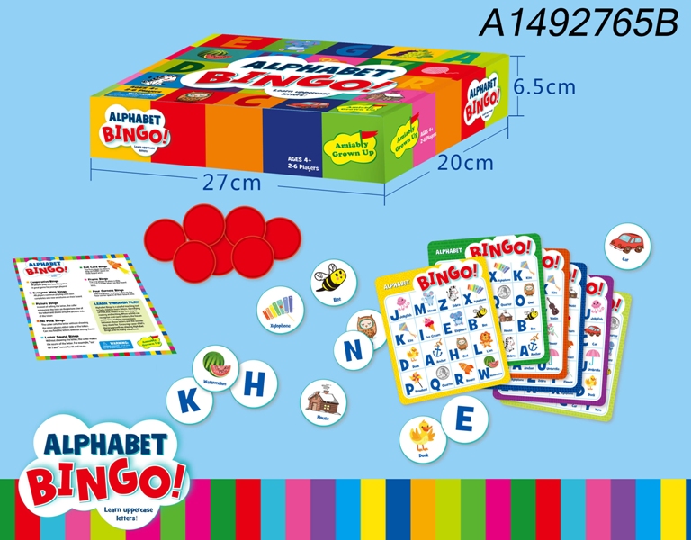 Alphabet Bingo Mix Games Kit
