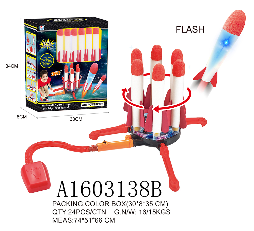 Rocket Set W Light Model